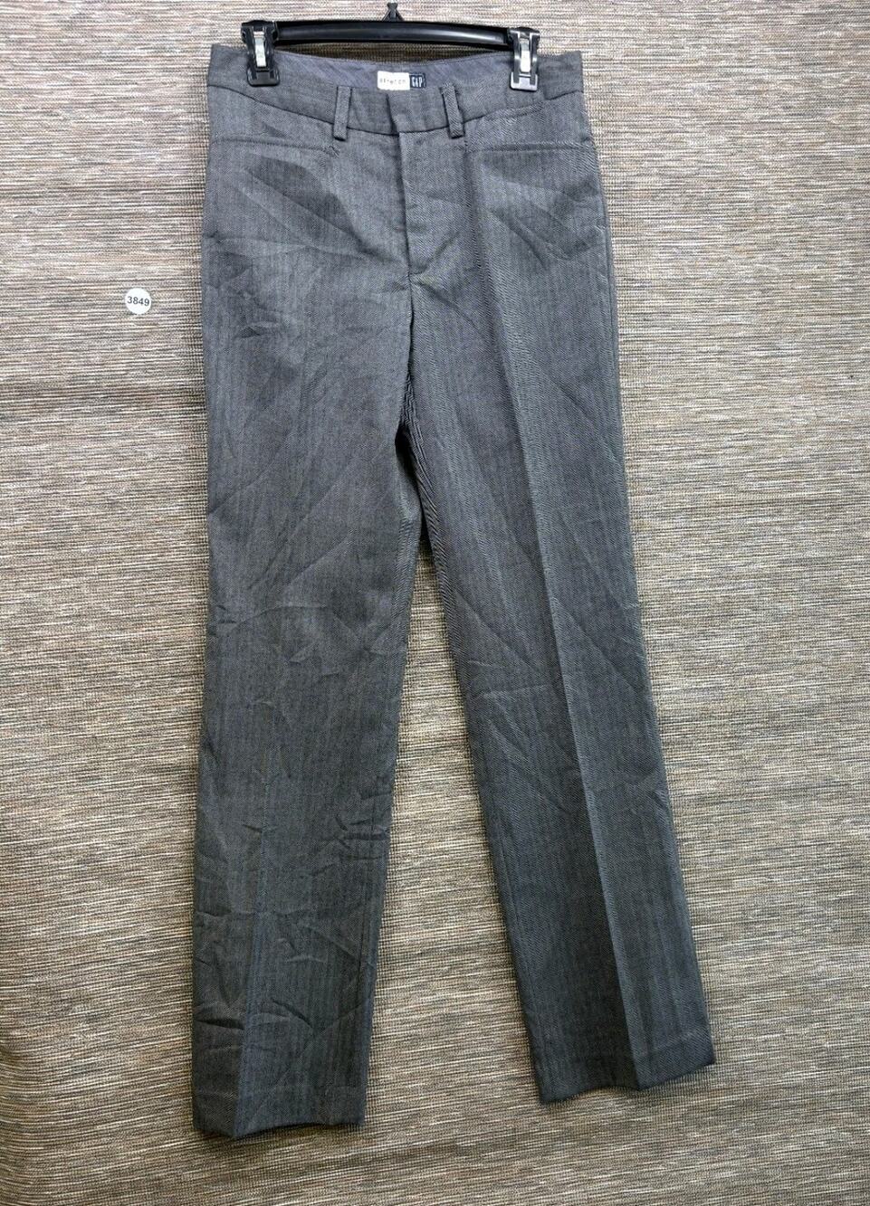 GAP Checkered Black/White Stretch Pants Womens Size 6R Professional Work Casual